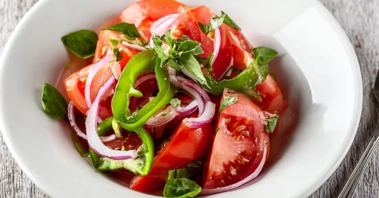 Egyszerű Paradicsom Saláta: 10 Perc Alatt