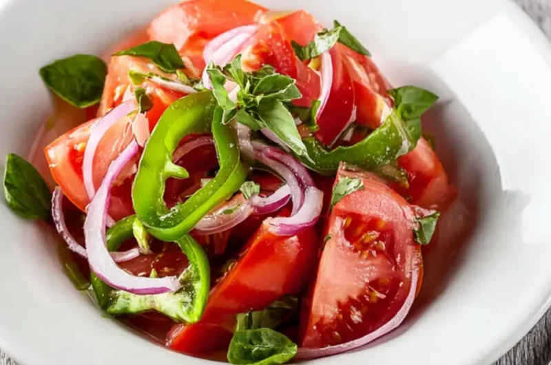 Egyszerű Paradicsom Saláta: 10 Perc Alatt