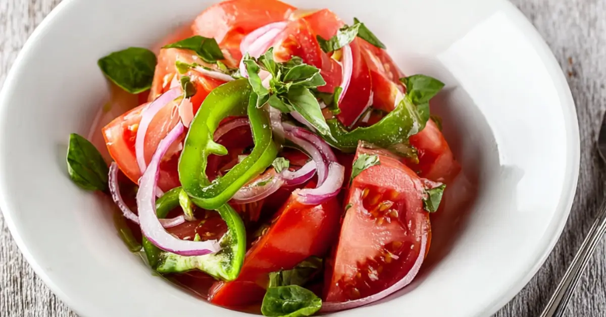 Egyszerű Paradicsom Saláta: 10 Perc Alatt