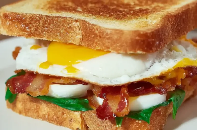Tojásos-szalonnás szendvics 10 perc alatt!