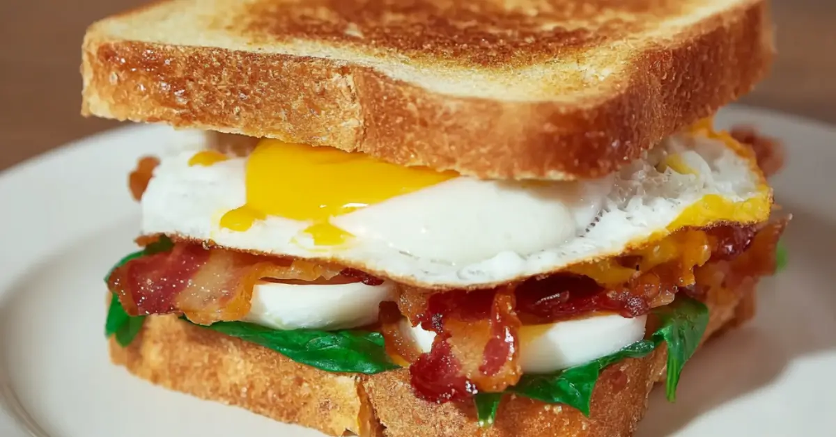 Tojásos-szalonnás szendvics 10 perc alatt!