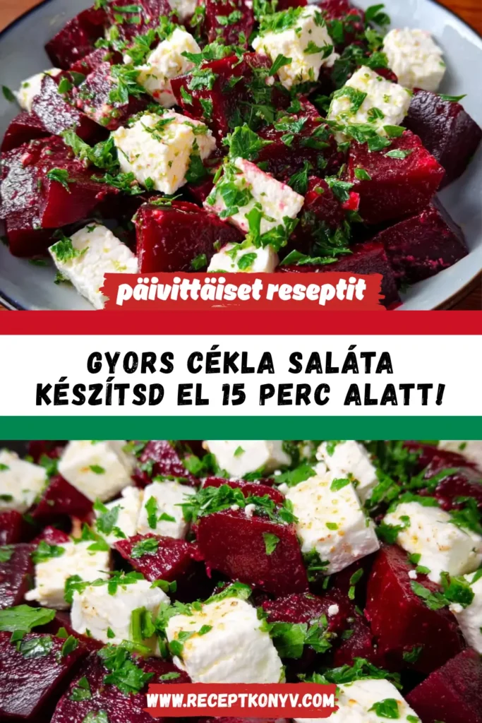 Gyors Cékla Saláta: Készítsd El 15 Perc Alatt!