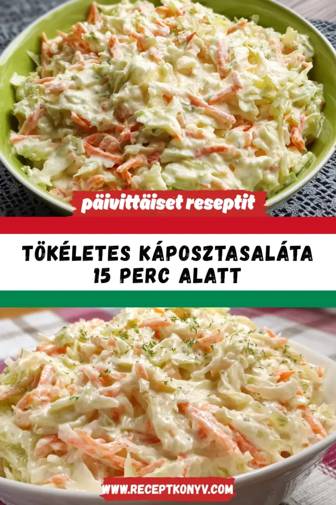 Tökéletes Káposztasaláta 15 Perc Alatt