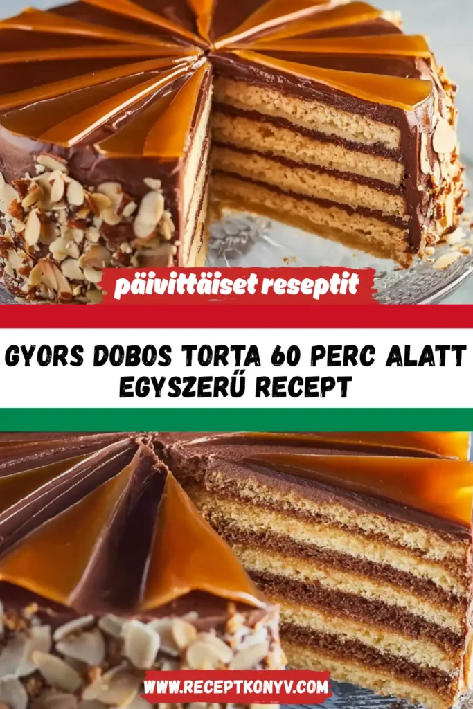 Gyors Dobos torta 60 perc alatt: Egyszerű recept