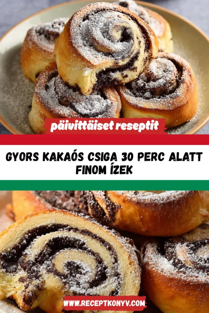 Ez a Kakaós csiga recept egyszerűen tökéletes! | receptkonyv.com