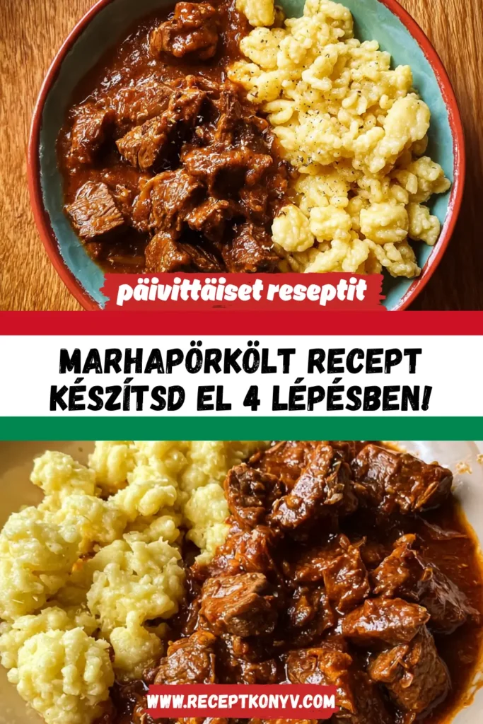 Marhapörkölt Recept: Készítsd El 4 Lépésben!