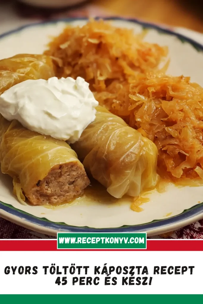 Gyors Töltött Káposzta Recept – 45 Perc és Kész!