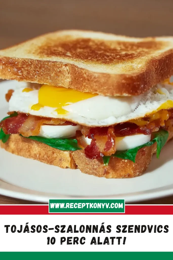 Ez a Tojásos-szalonnás szendvics recept egyszerűen tökéletes! | receptkonyv.com
