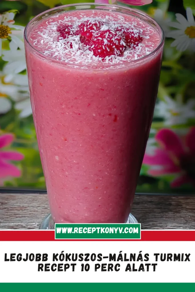 Legjobb Kókuszos-málnás turmix recept 10 perc alatt