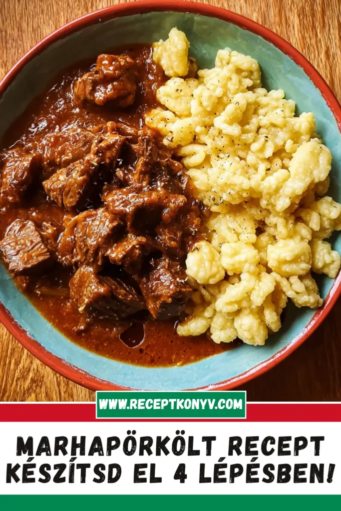 Marhapörkölt Recept: Készítsd El 4 Lépésben!