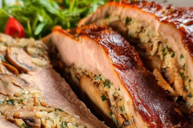 Töltött dagadó sütve