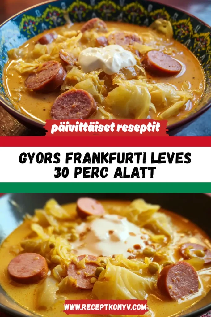Gyors Frankfurti leves 30 perc alatt