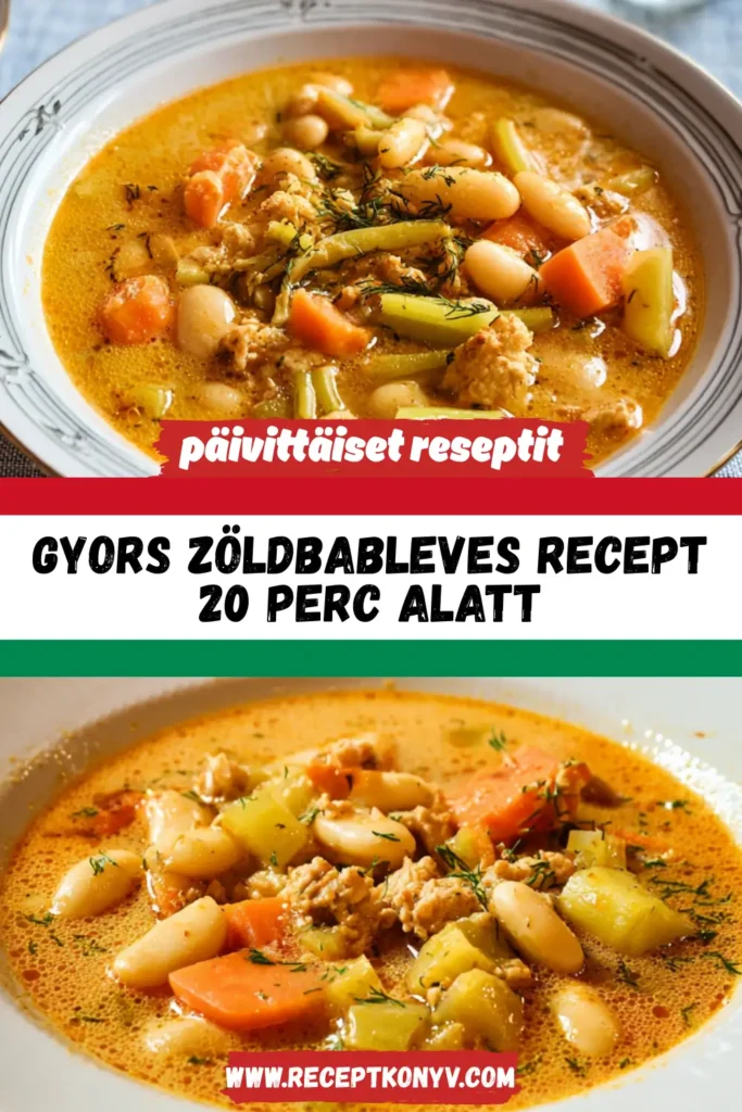 Gyors Zöldbableves Recept 20 Perc Alatt