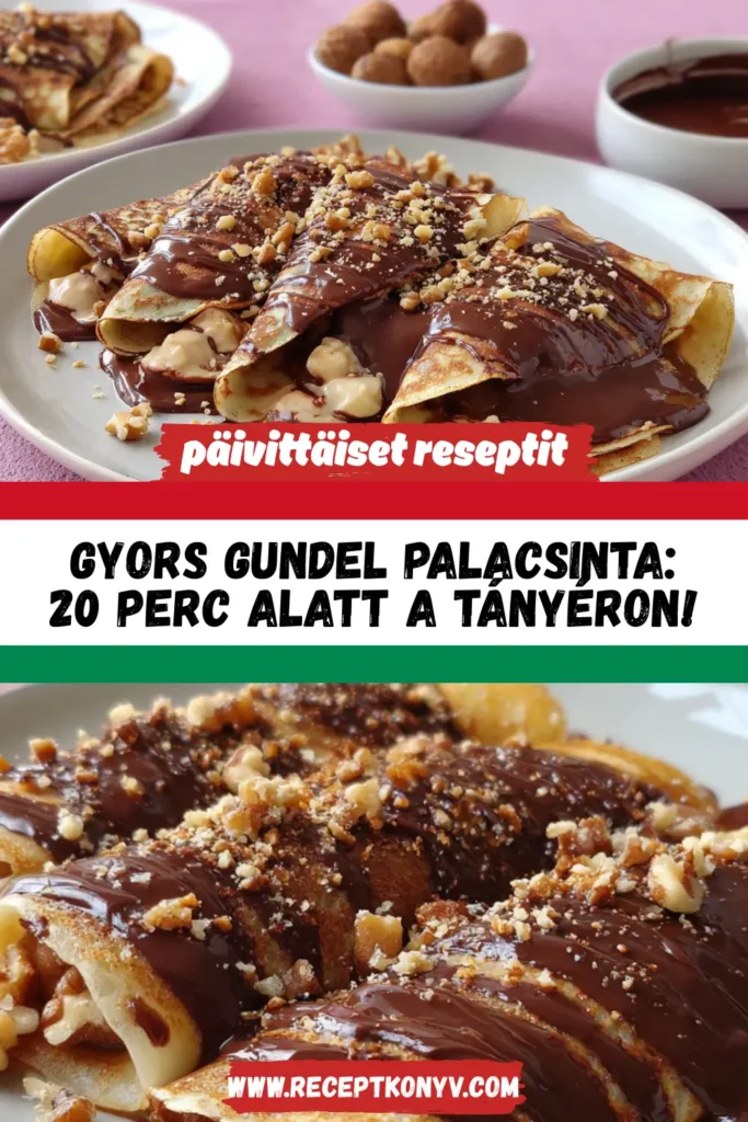 Gyors Gundel palacsinta: 20 perc alatt a tányéron!