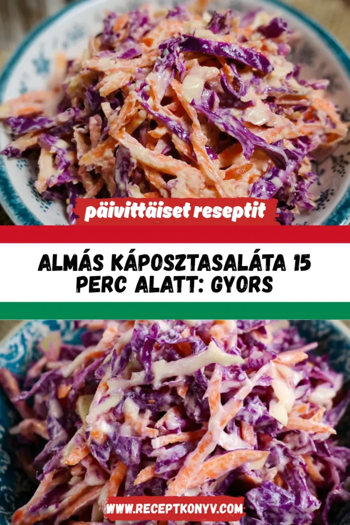 Almás Káposztasaláta 15 Perc Alatt: Gyors