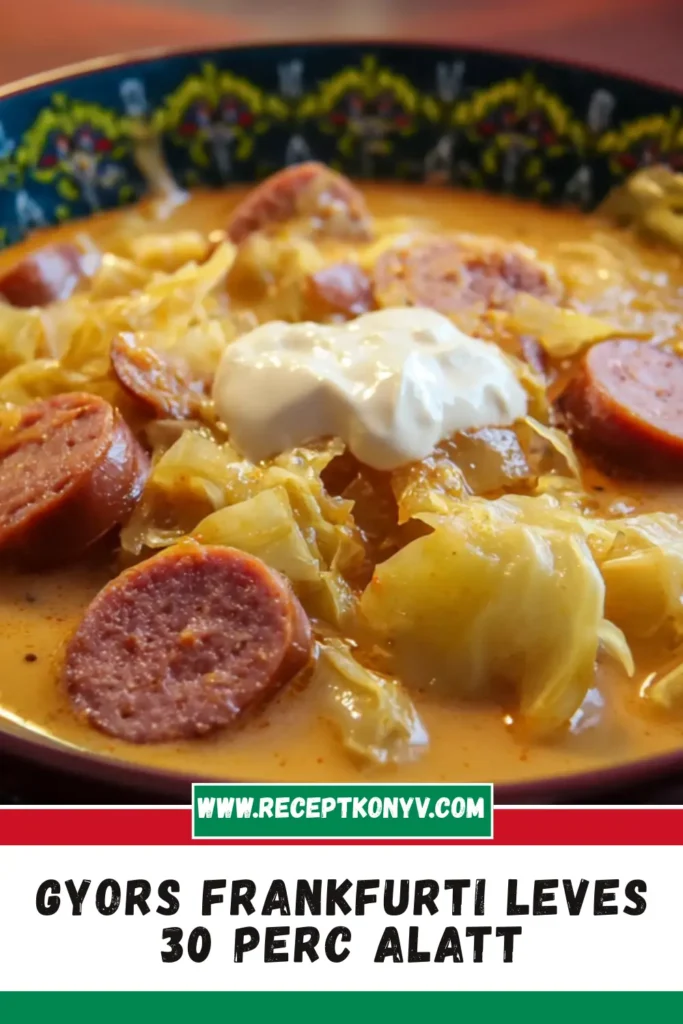 Gyors Frankfurti leves 30 perc alatt