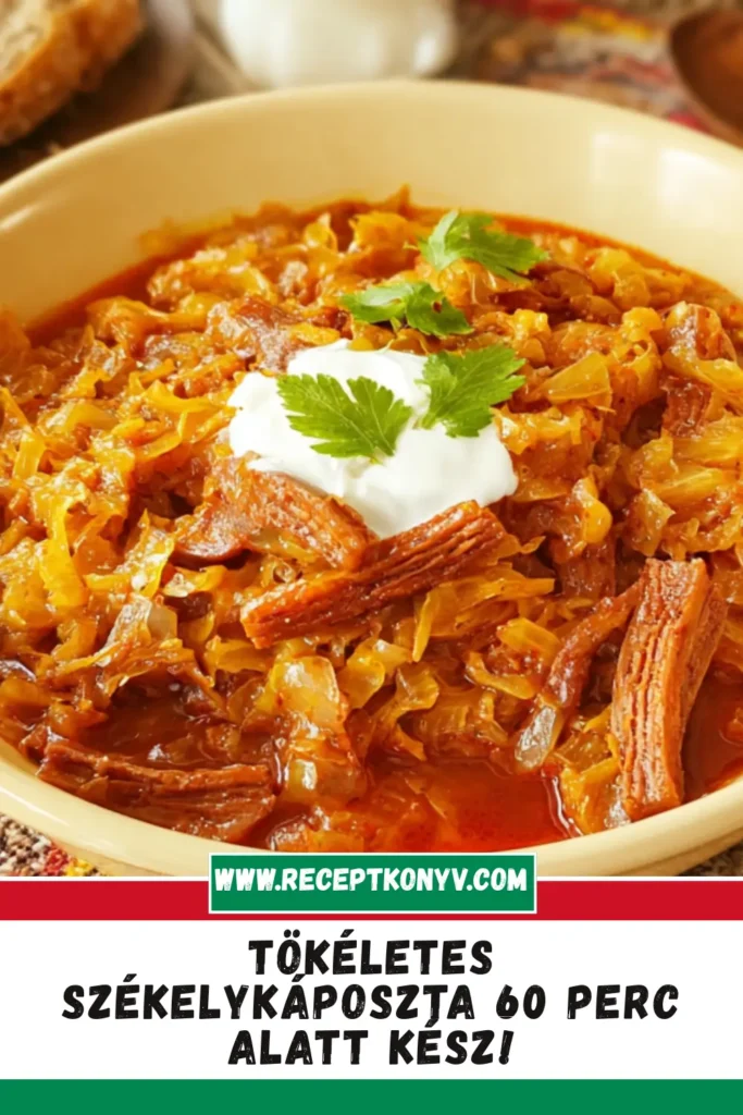 Tökéletes Székelykáposzta 60 Perc Alatt Kész!