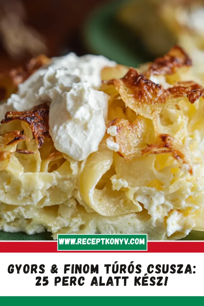 Gyors & Finom Túrós Csusza: 25 Perc Alatt Kész!