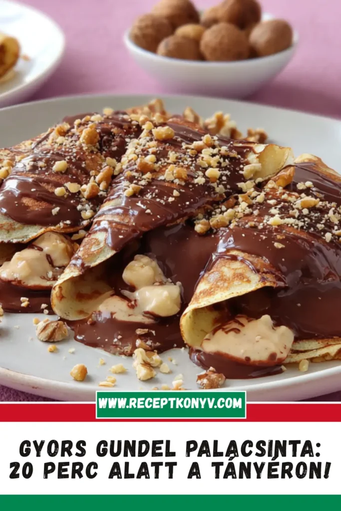 Gyors Gundel palacsinta: 20 perc alatt a tányéron!