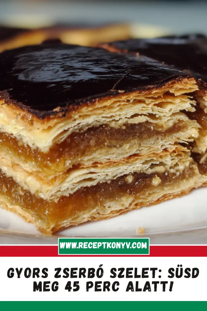 Gyors Zserbó Szelet: Süsd meg 45 perc alatt!