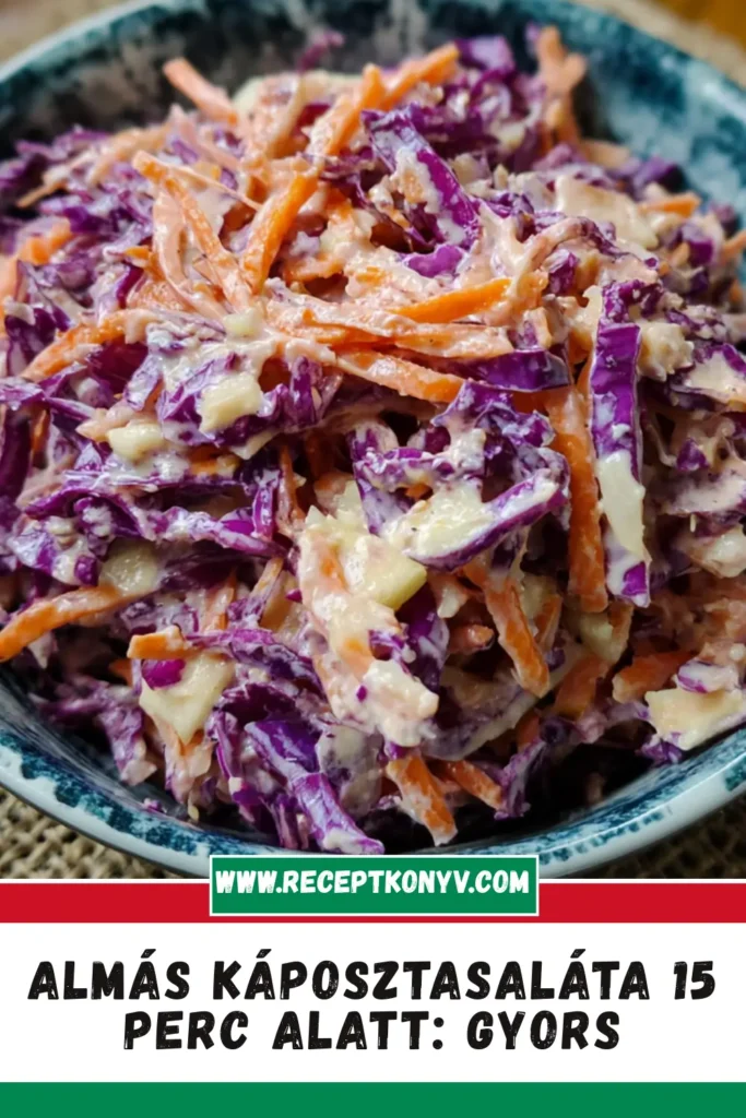 Almás Káposztasaláta 15 Perc Alatt: Gyors