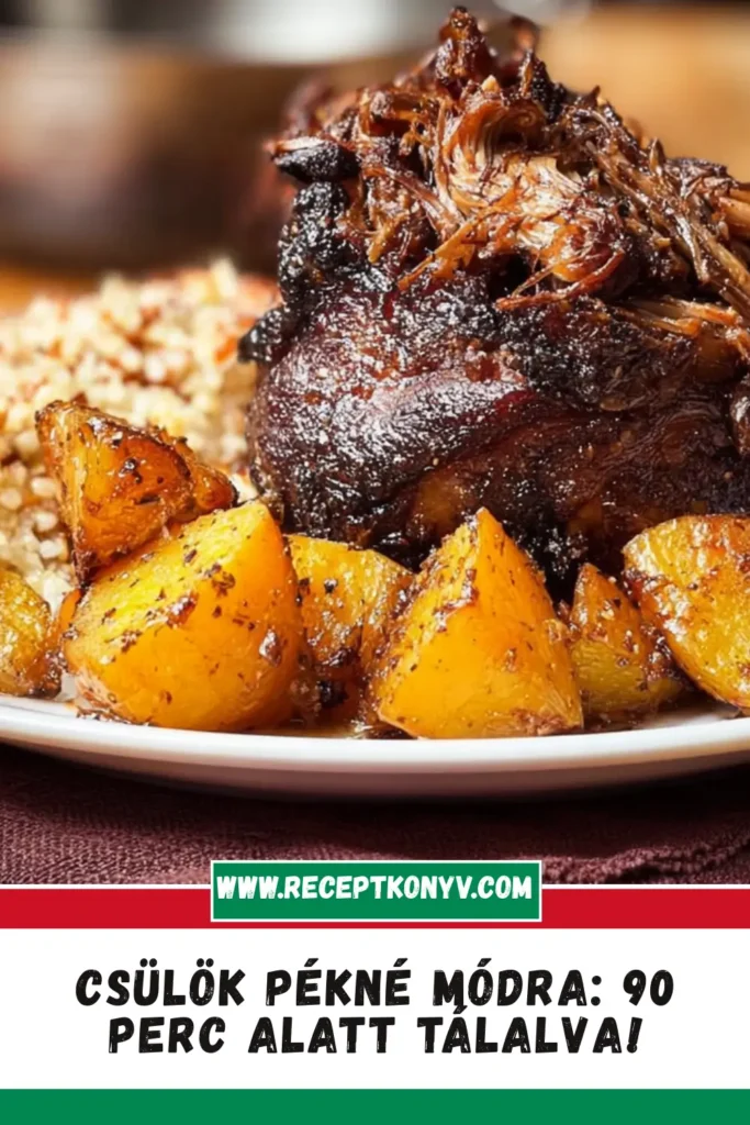 Csülök Pékné Módra: 90 Perc Alatt Tálalva!