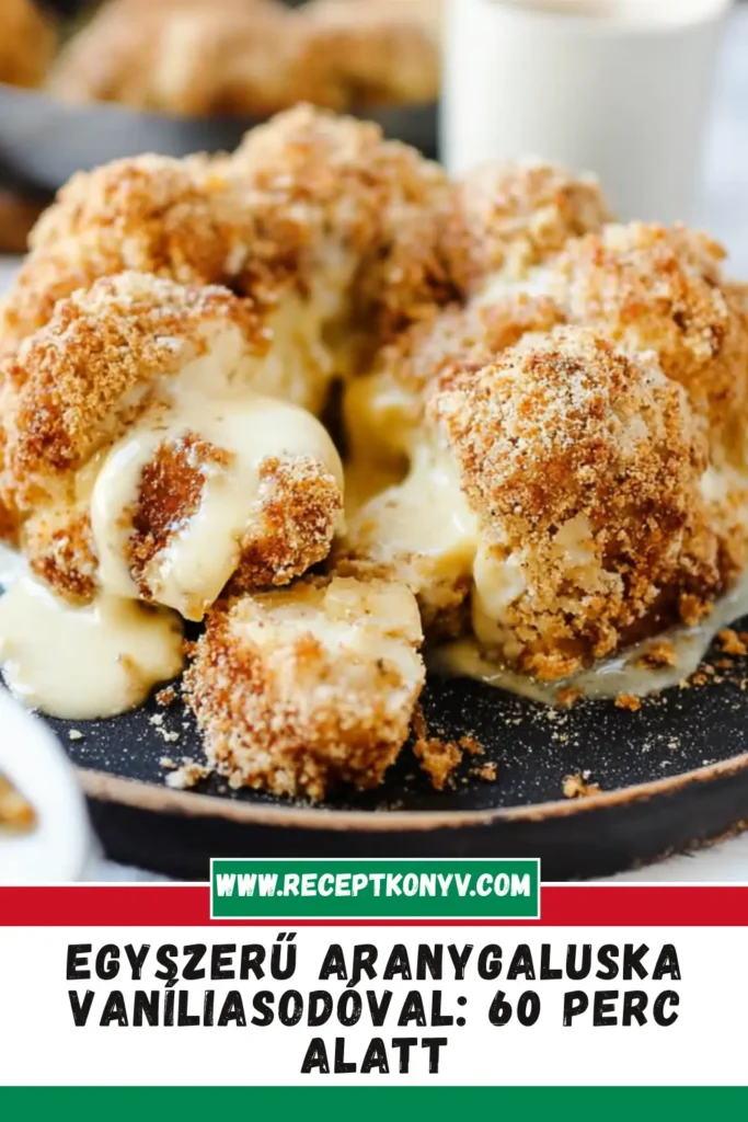 Egyszerű Aranygaluska Vaníliasodóval: 60 Perc Alatt