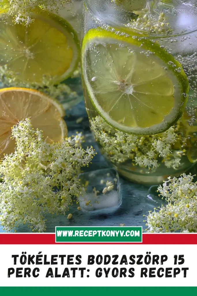 Tökéletes Bodzaszörp 15 Perc Alatt: Gyors Recept