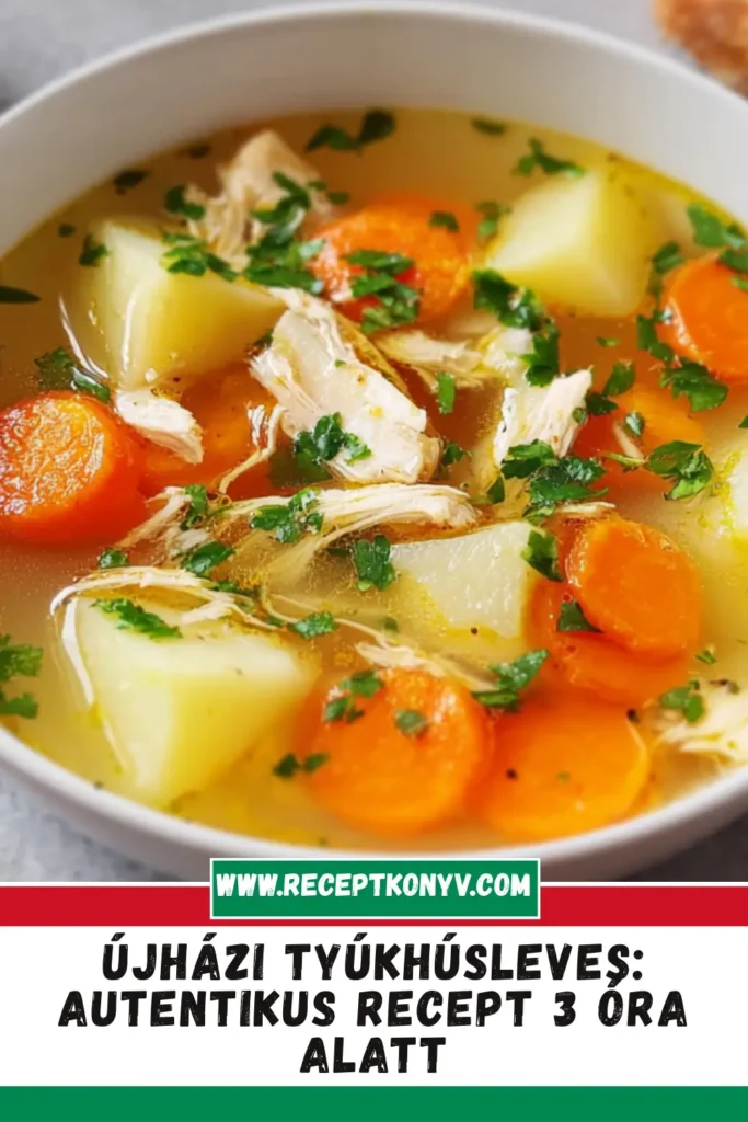 Újházi tyúkhúsleves: Autentikus recept 3 óra alatt
