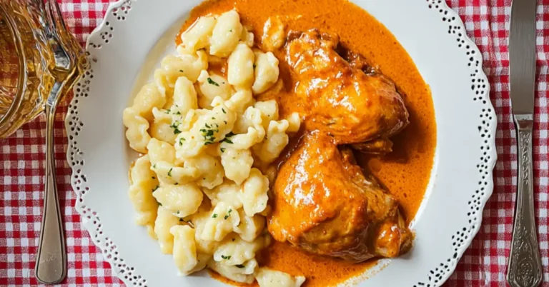 Csirkepaprikás galuskával 45 perc alatt – a legjobb recept