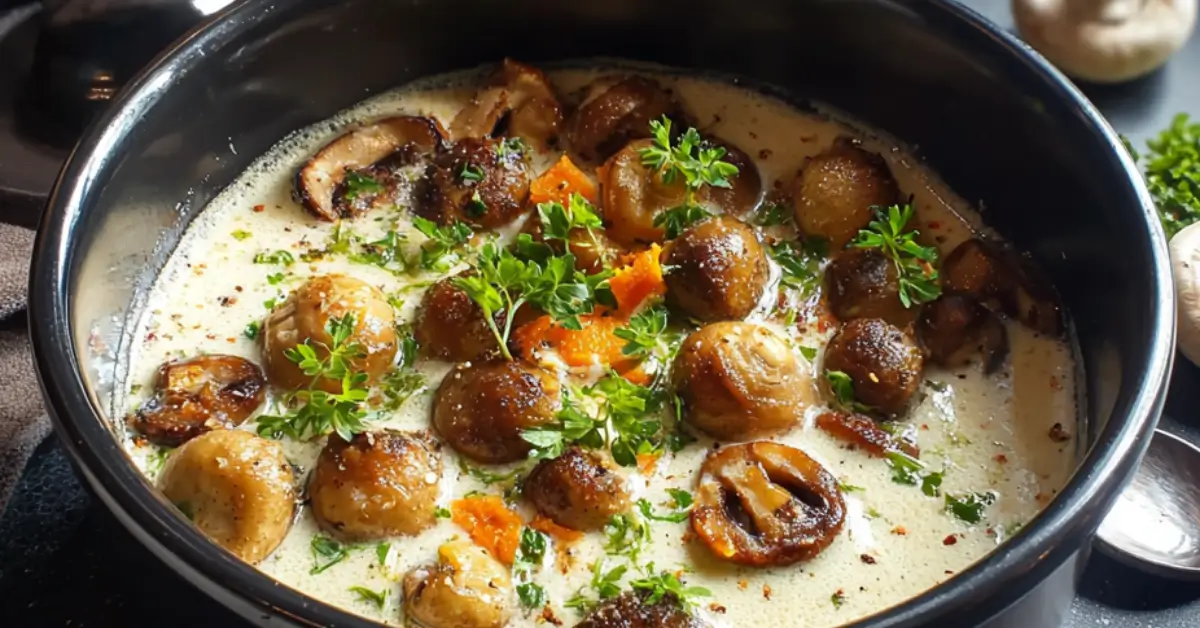 Tejfölös gombaleves 20 perc alatt: gyors és laktató ebéd