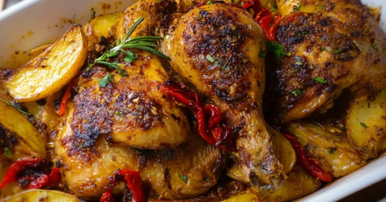 Tepsis csirke krumplival: 3 titok a szaftos végeredményhez