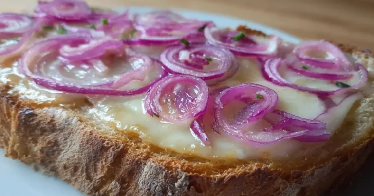 Klasszikus zsíros kenyér lilahagymával 5 perc alatt
