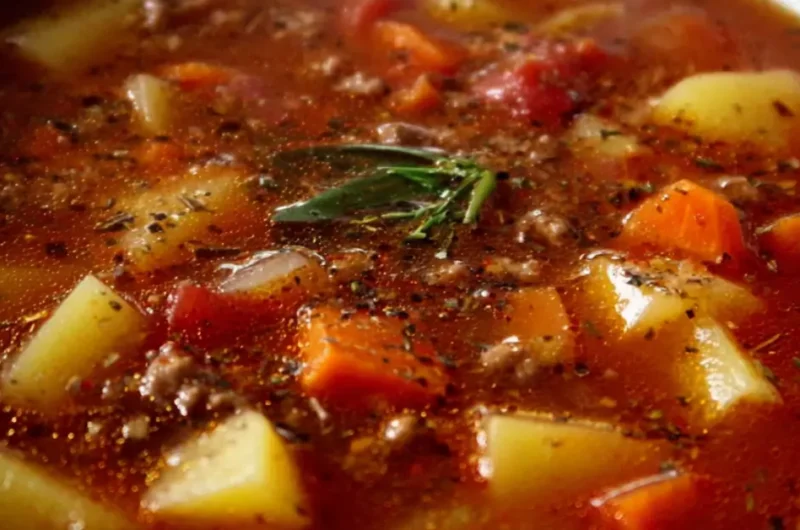 Savanyú Krumplileves Füstölt Hússal 45 Perc Alatt Kész