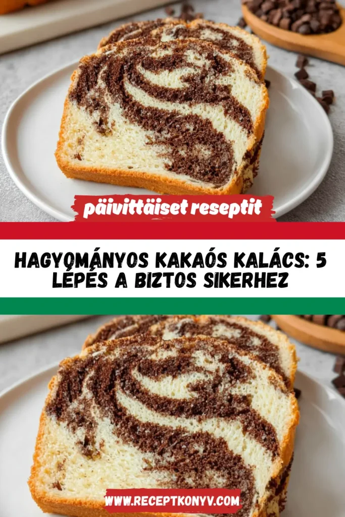 Hagyományos kakaós kalács: 5 lépés a biztos sikerhez