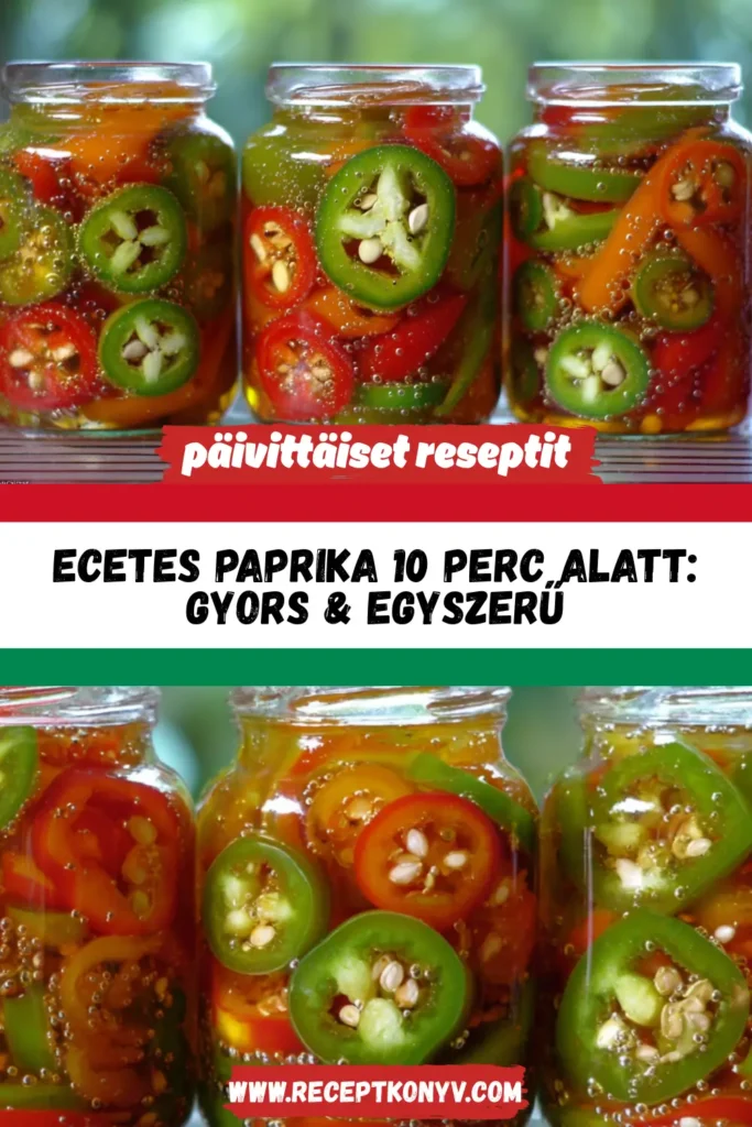 Ecetes Paprika 10 Perc Alatt: Gyors & Egyszerű