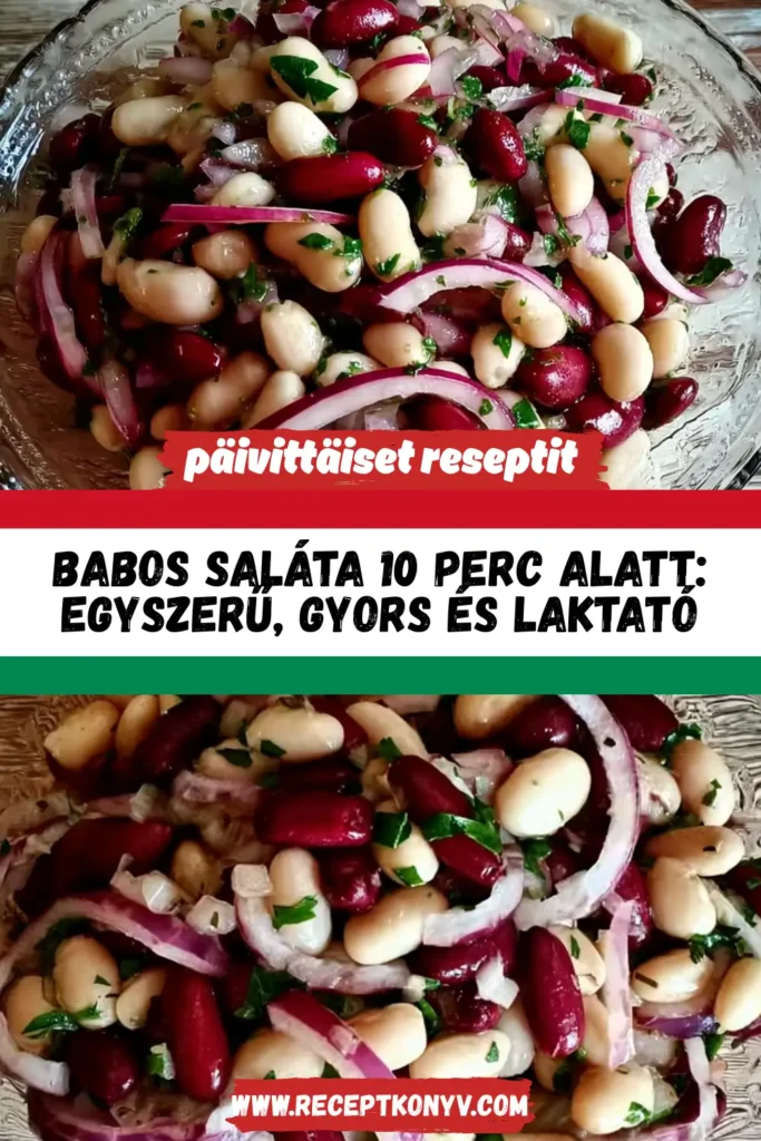Babos saláta 10 perc alatt: Egyszerű, gyors és laktató