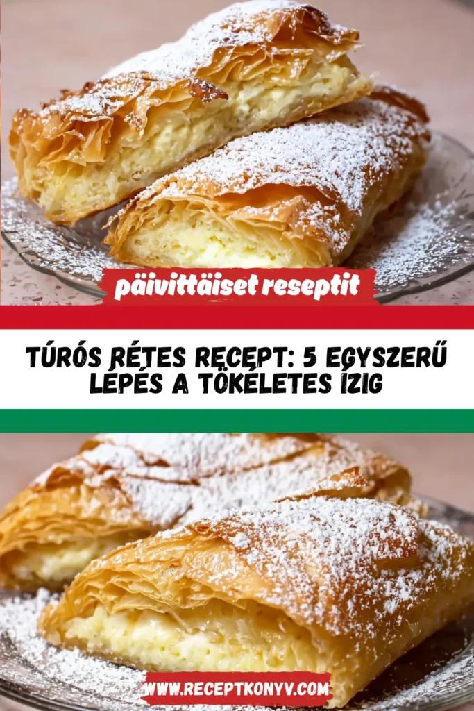 Túrós rétes recept: 5 egyszerű lépés a tökéletes ízig