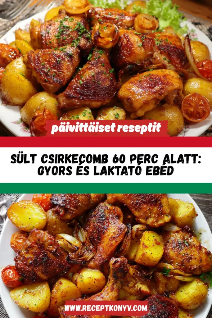 Sült csirkecomb 60 perc alatt: Gyors és laktató ebéd