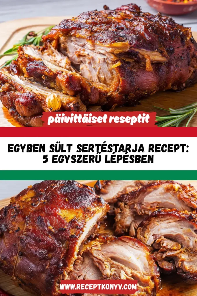 Egyben sült sertéstarja recept: 5 egyszerű lépésben