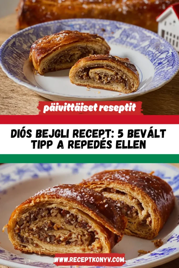 Diós bejgli recept: 5 bevált tipp a repedés ellen