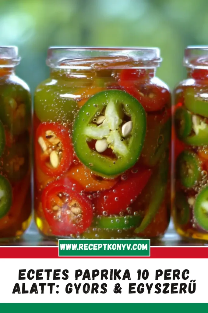 Ecetes Paprika 10 Perc Alatt: Gyors & Egyszerű
