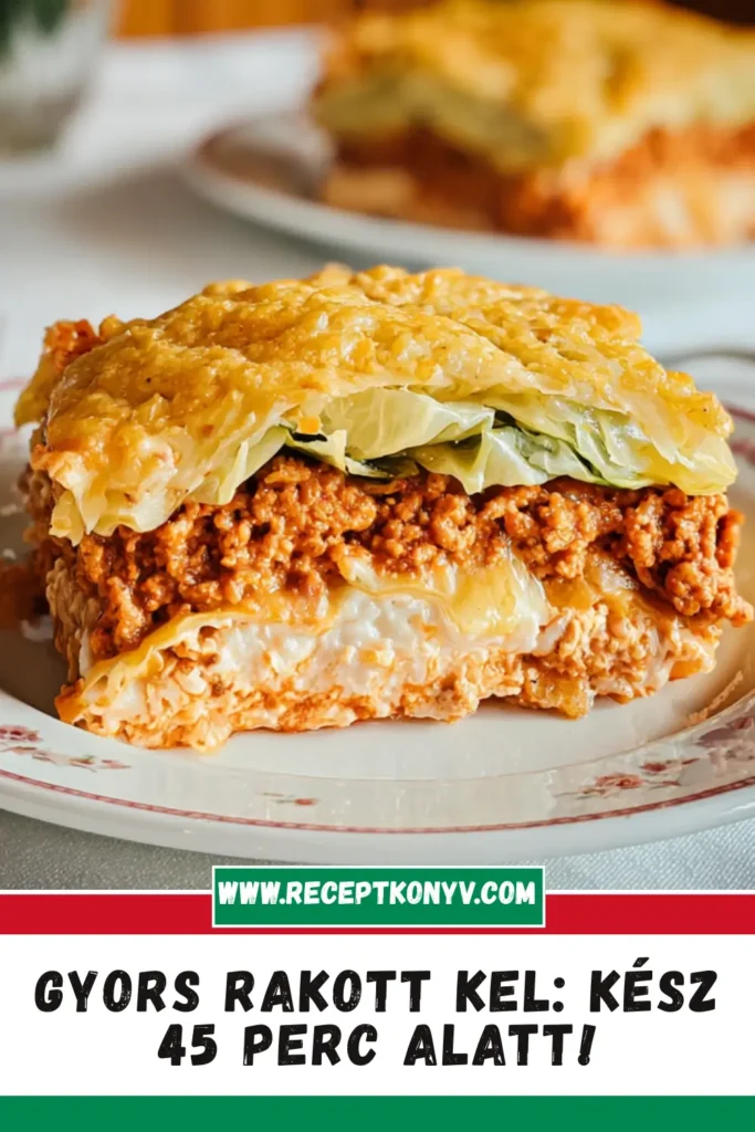 Gyors Rakott Kel: Kész 45 Perc Alatt!