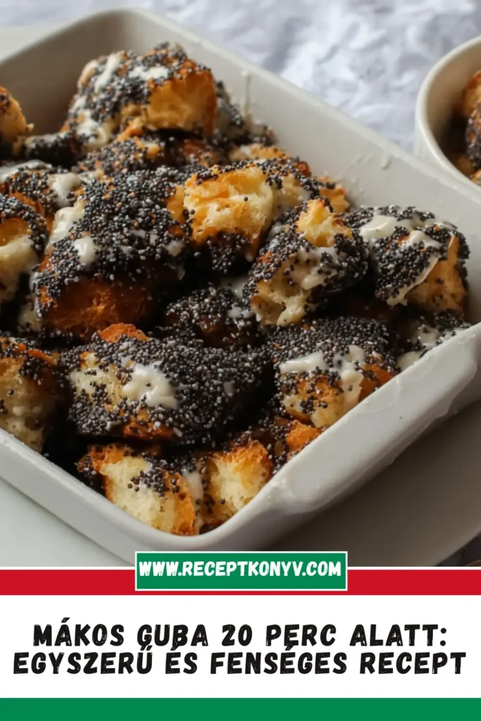 Mákos guba 20 perc alatt: Egyszerű és fenséges recept