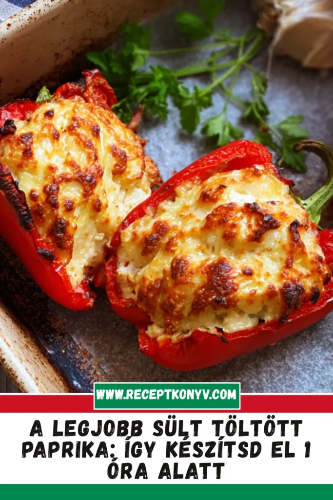 A legjobb sült töltött paprika: Így készítsd el 1 óra alatt