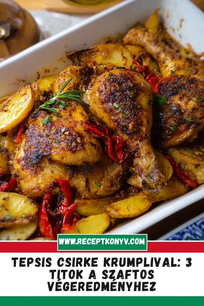 Tepsis csirke krumplival: 3 titok a szaftos végeredményhez