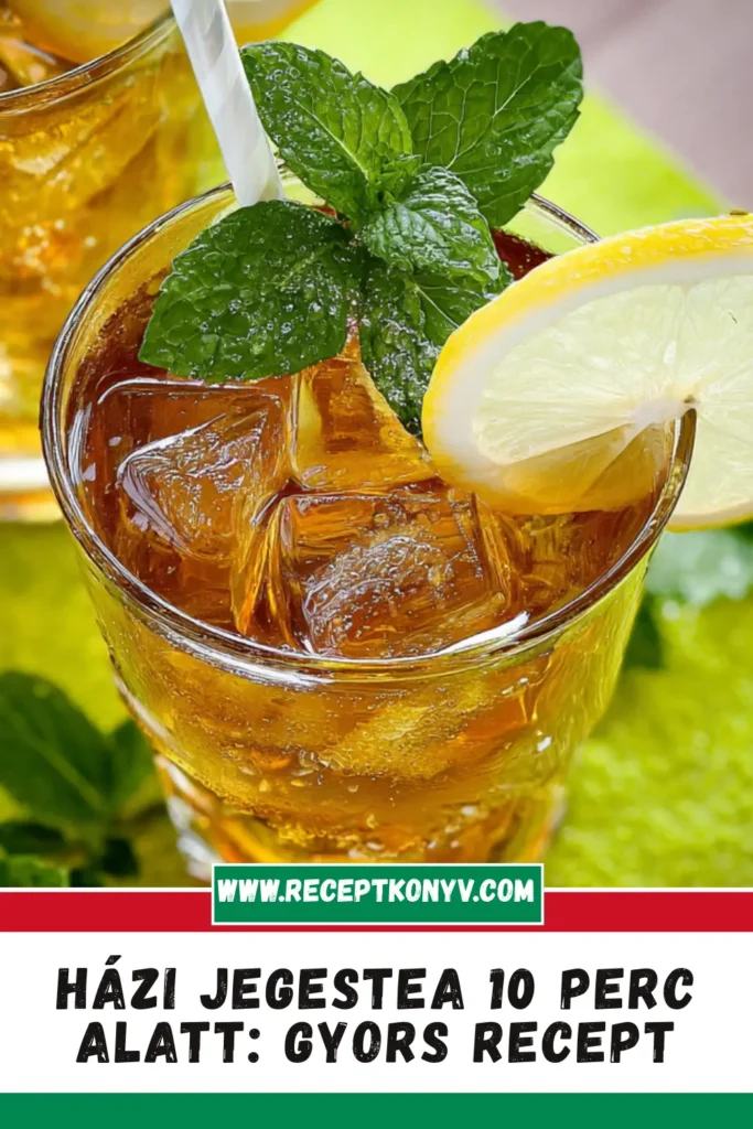 Házi Jegestea 10 Perc Alatt: Gyors Recept