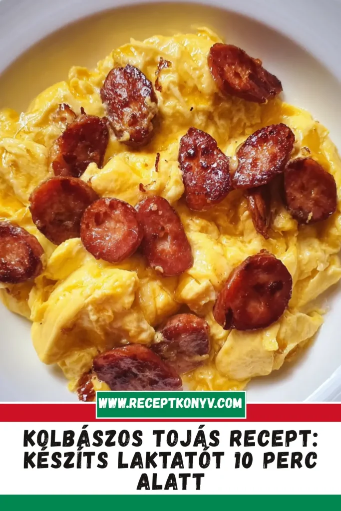 Kolbászos tojás recept: Készíts laktatót 10 perc alatt
