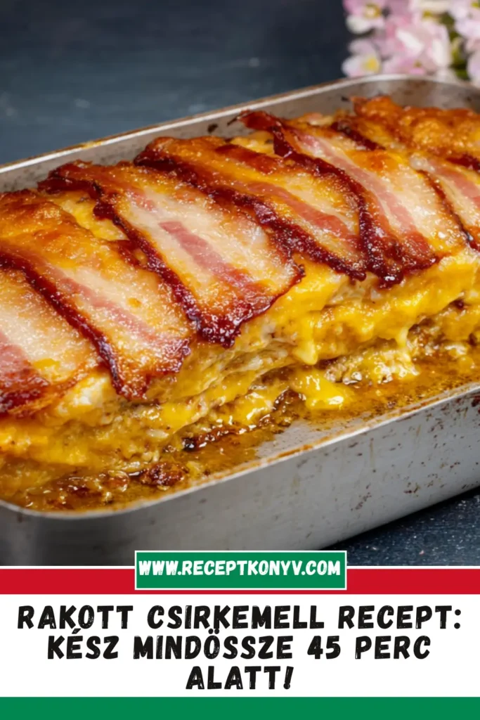 Rakott csirkemell recept: Kész mindössze 45 perc alatt!