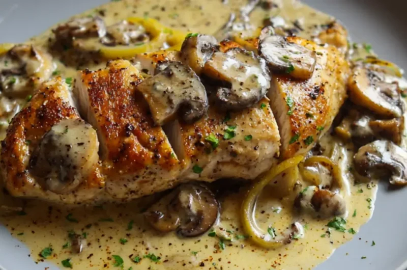 Csirkemell Tejszínes Gombamártásban 30 Perc Alatt